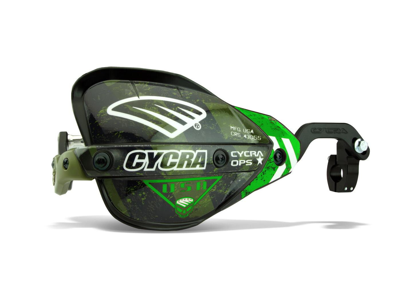 Cycra Ops Pro Bend CRM Racer P ack:  1-1/8 Clamps: Green